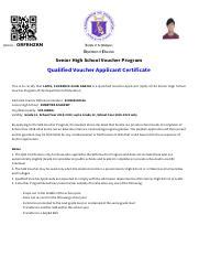 qva certificate meaning|Department of Education.